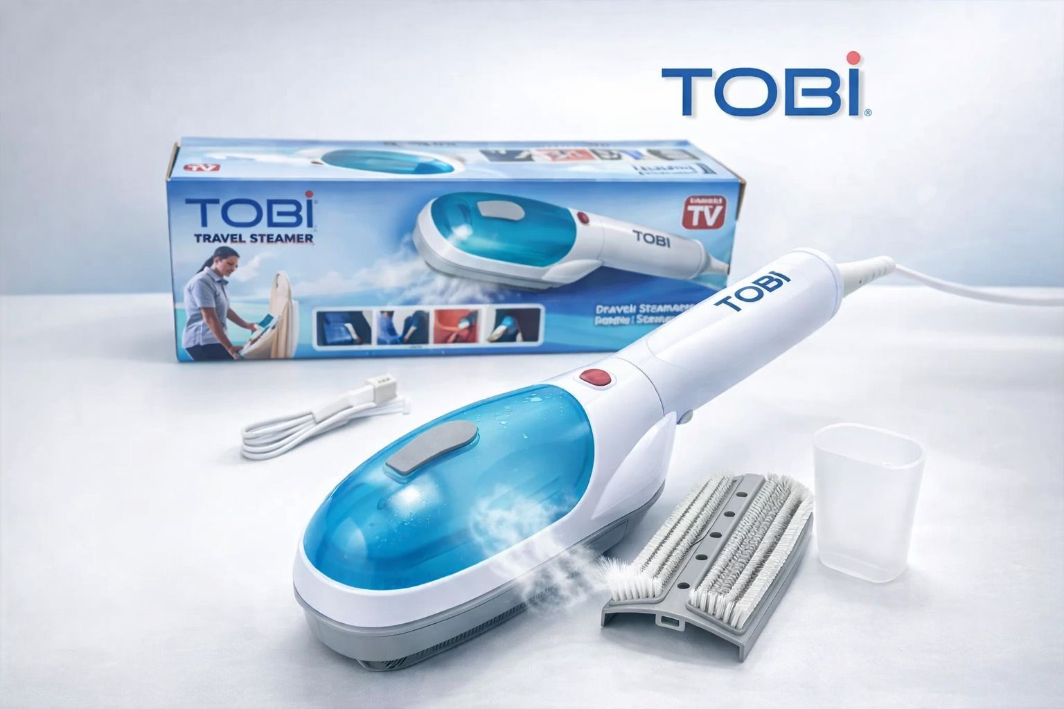 Plancha a Vapor Portátil 110 V. Desinfecta y Elimina Arrugas en Minutos